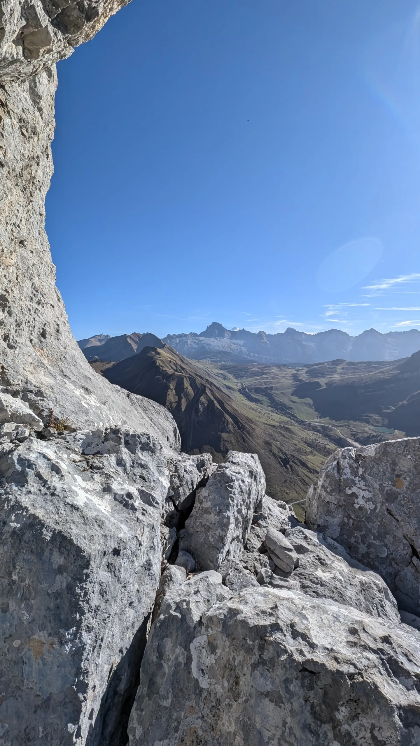 vue depuis la via ferrata la tour du jallouvre au grand-bornand