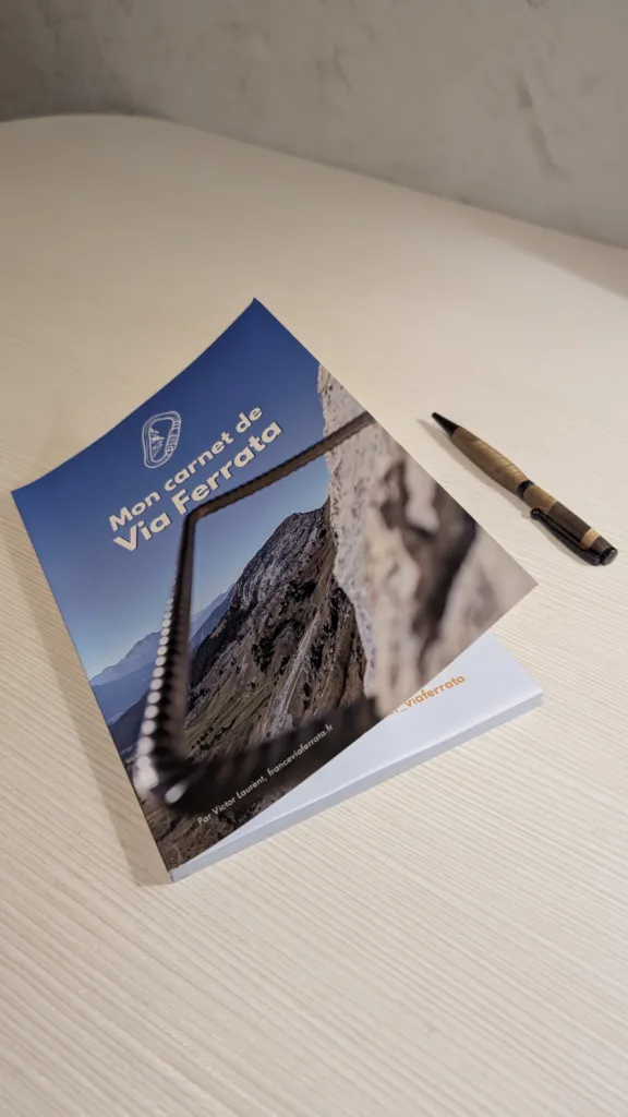 Carnet de Via Ferrata couverture