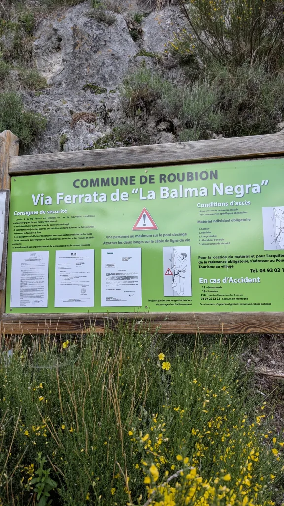 via ferrata balma negra roubion