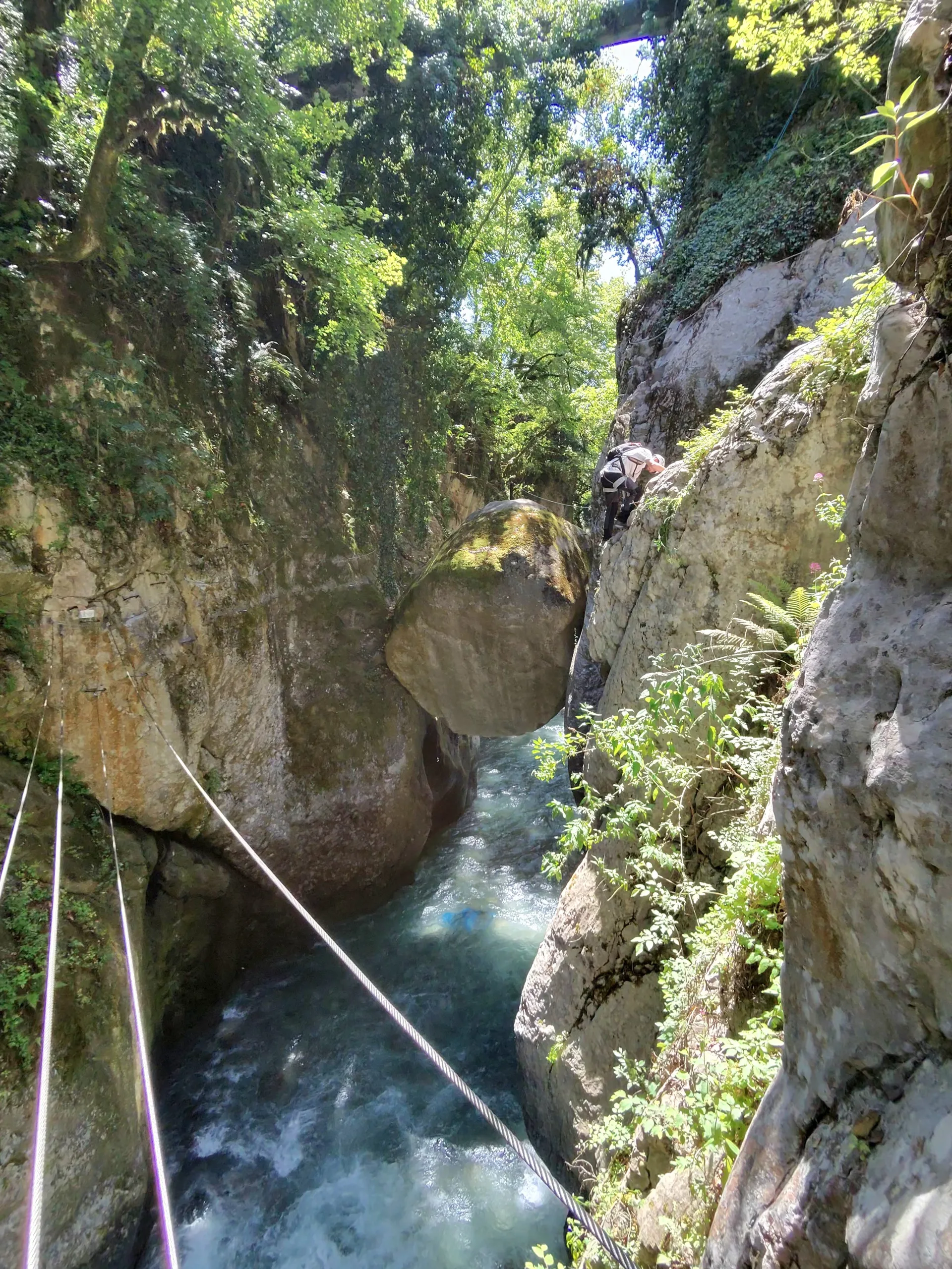 via ferrata des canyons de lantosque