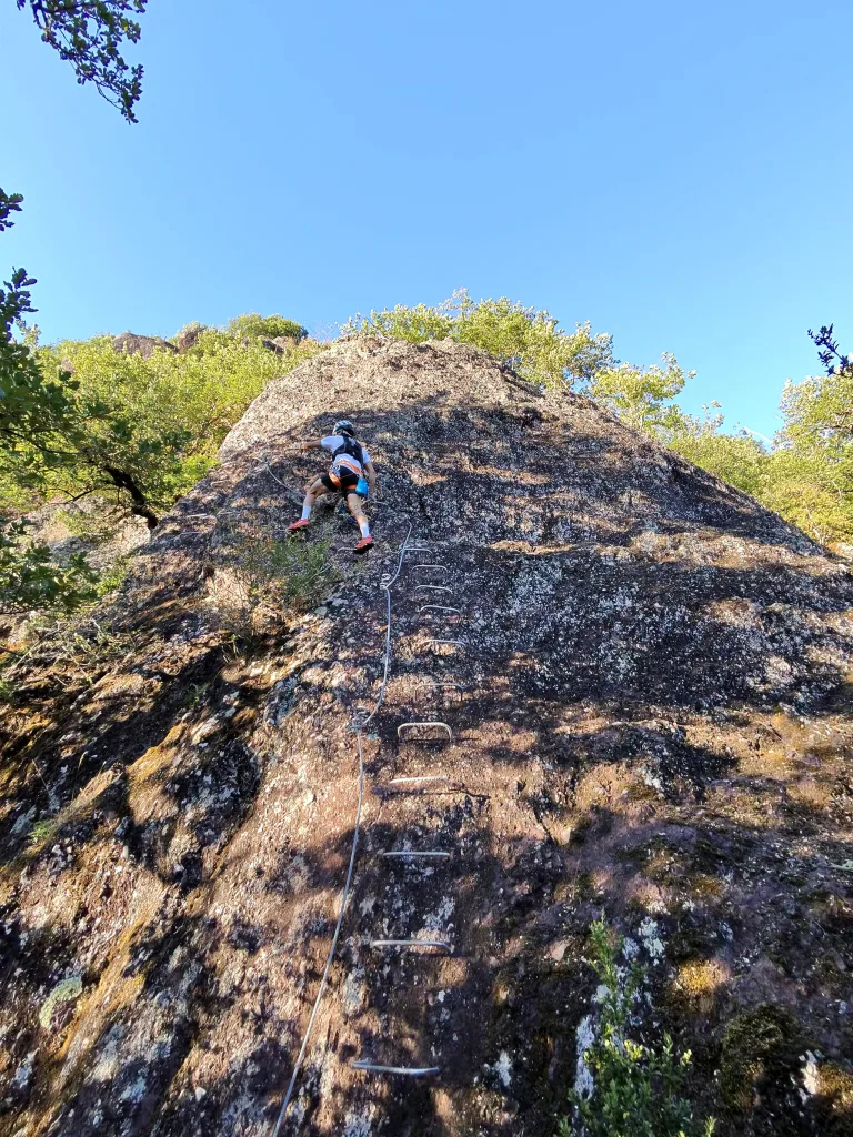départ via ferrata de Camous Coume Vieille