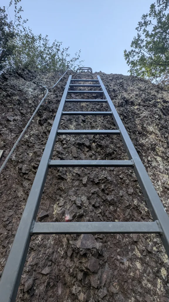 via ferrata de Camous le Tucaou échelle