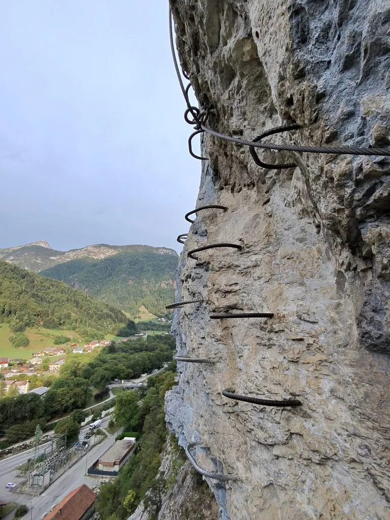 via ferrata la roche à l'agathe à thônes