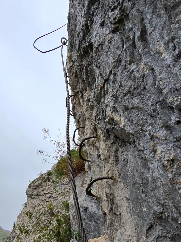via ferrata la roche à l'agathe à thônes
