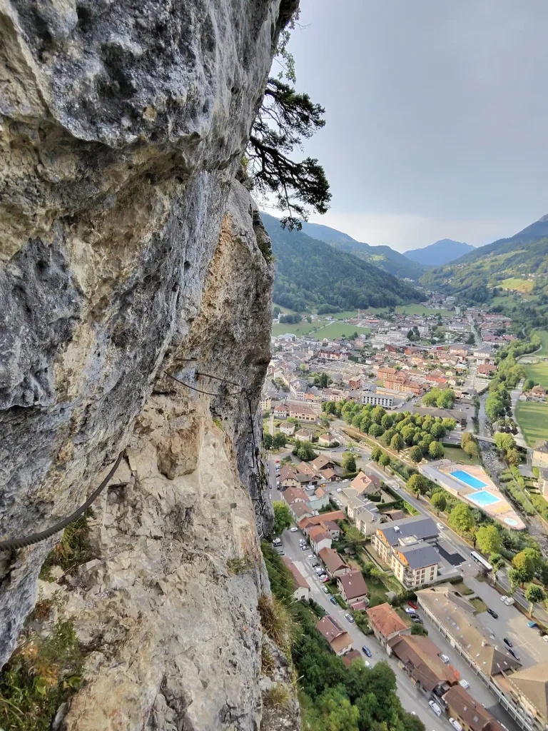 via ferrata la roche à l'agathe à thônes