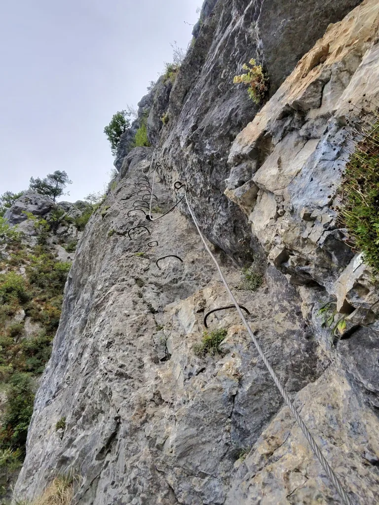 via ferrata la roche à l'agathe à thônes