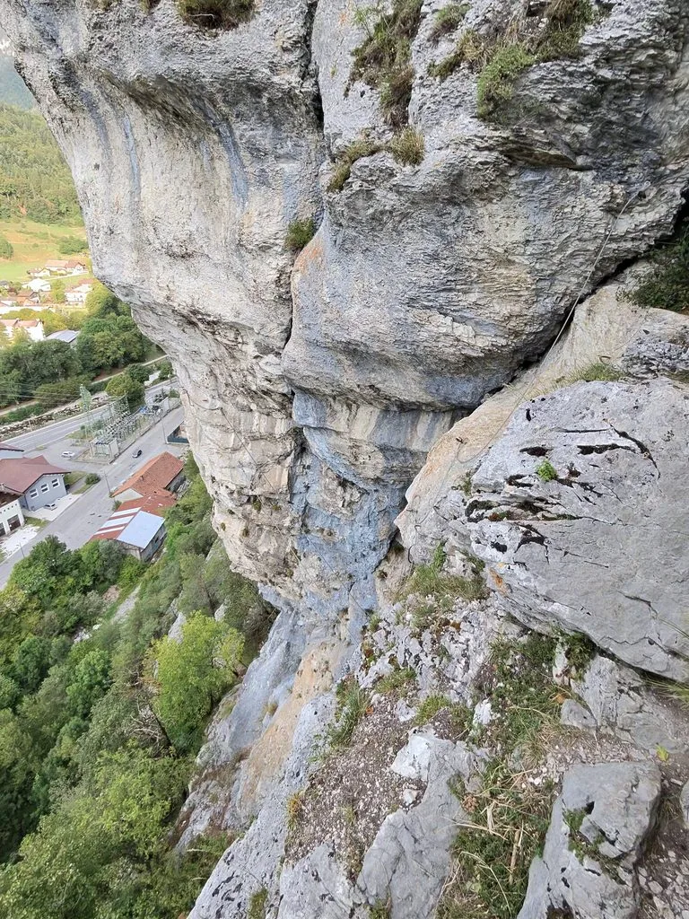 via ferrata la roche à l'agathe à thônes