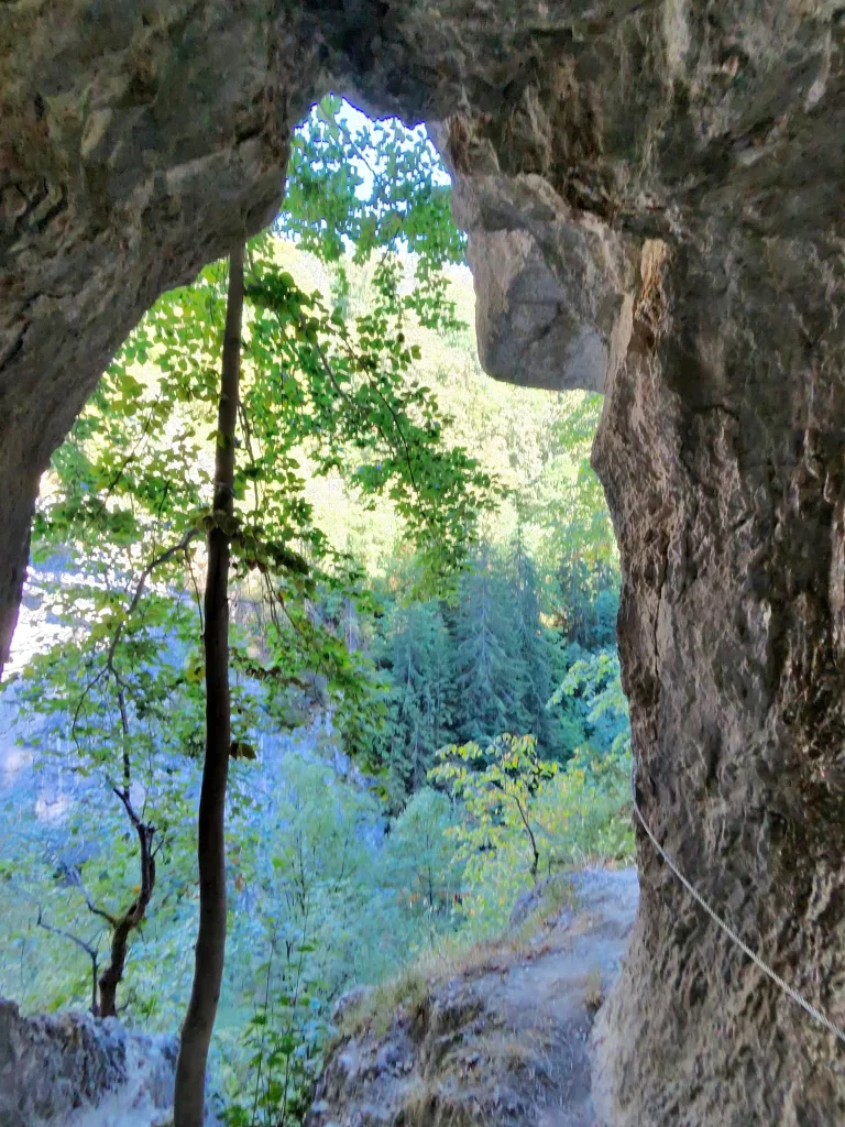 via ferrata de la gorge du cé mont saxonnex
