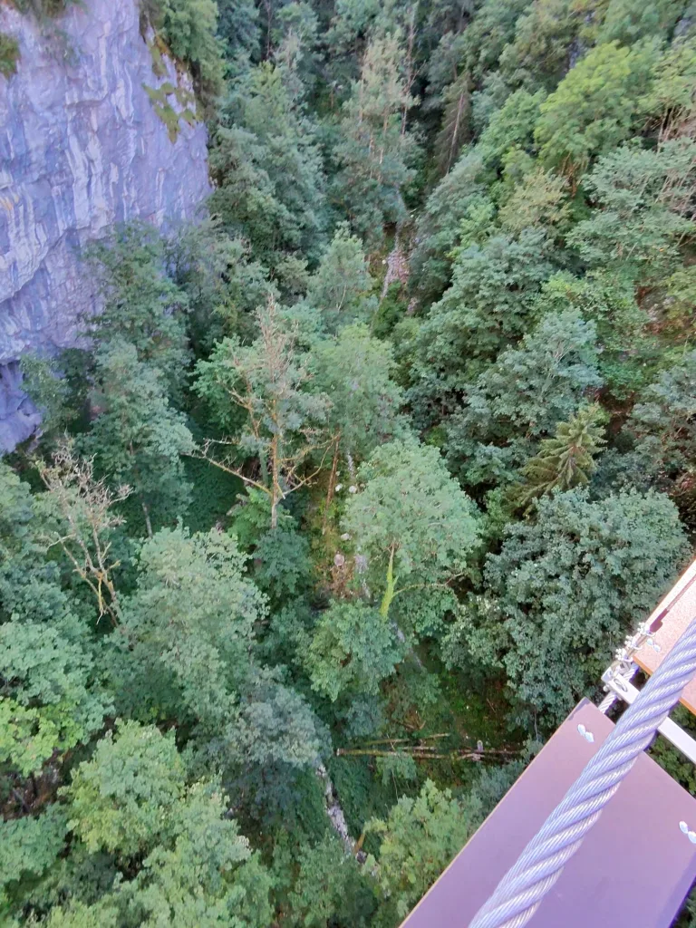 via ferrata de la gorge du cé mont saxonnex