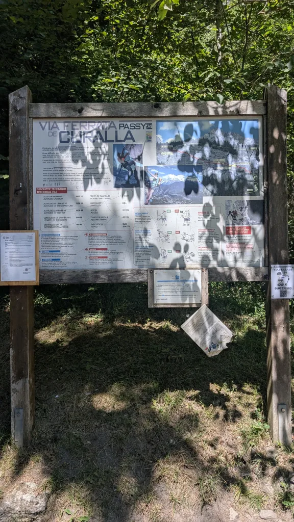 via ferrata de curalla à passy